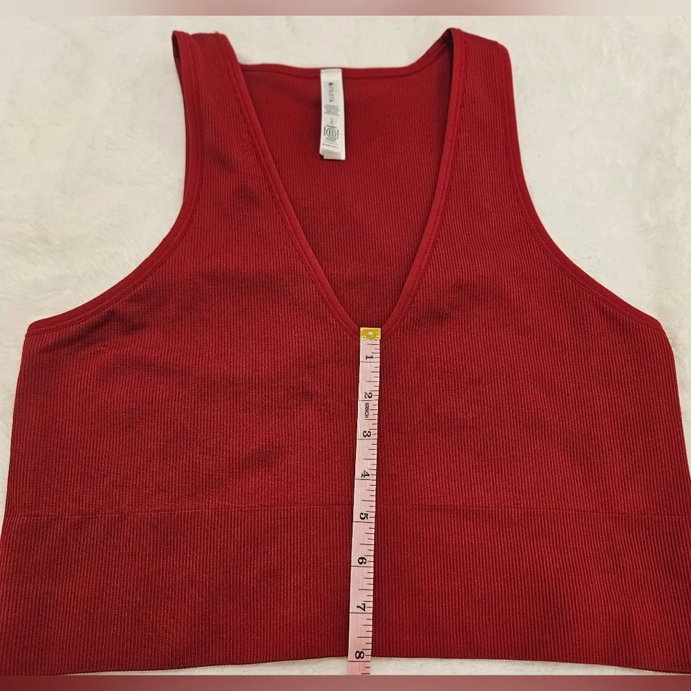 Athleta Aurora Seamless Crop Rib Tank - Picture 6 of 8